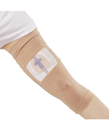 Care+Wear Long Ultra-Soft PICC Line Cover 7"-9" XX-Small Camel