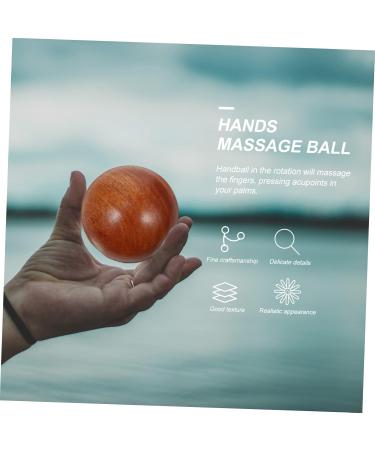Toddmomy 2-Piece Wooden Health Massage Balls Stress Relief & Muscle Relaxation for Feet | Best Gift for Adults - Buy Online on GoSupps.com