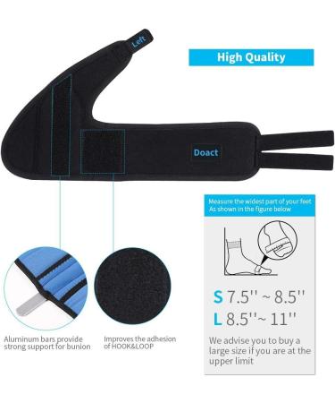 Toe Separator & Correction Set: 1 Pair Bale Toe Gladder + 3 Silicone Gel Separators - Perfect for Toe Alignment & Comfort - Buy Online on GoSupps.com