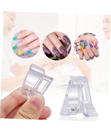 Beaupretty 1 Set Nail Set Reusable Acrylic Nails Gel Nail Forms Quick Building Nail Clip Nail Form Stickers DIY Nail Forms Nail Extension kit Nail Clips Tool Nail Pen White Manicure abs 20x10cm White - Buy Online on GoSupps.com