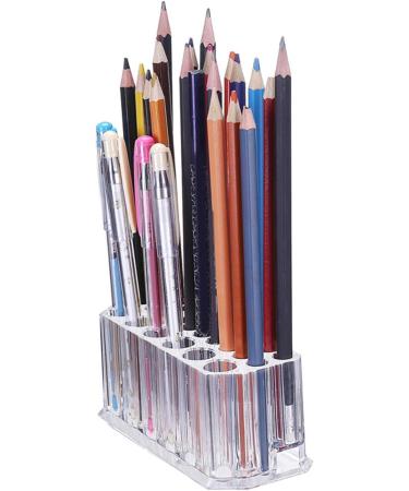 Cosmetic Beauty Pencils Display Container Acrylic Lip Liner Organizer for Makeup Brush - Buy Online on GoSupps.com