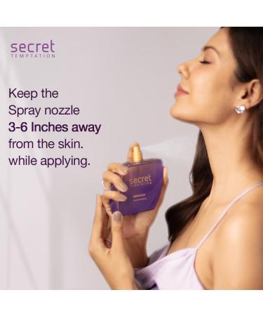 Sec.ret Temp.tation Romance Eau De Parfum for Women 50ml | Premium Long Lasting Perfume|Luxury Everyday Wear Fragrance Gift for Her - Buy Online on GoSupps.com