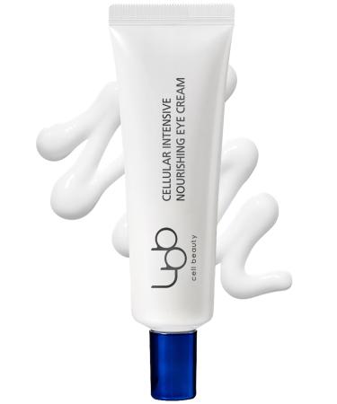 LBB Cellular Intensive Nourishing Eye Cream - Vegan Eye Lifting Treatment - Improves Wrinkles Anti Aging Nourishing - Tangerine Cellular Water Shea Butter Vitamin E 0.5 oz.