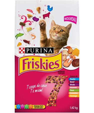 Friskies 7 Dry Cat Food - 1.42 kg Bag - Buy Online on GoSupps.com