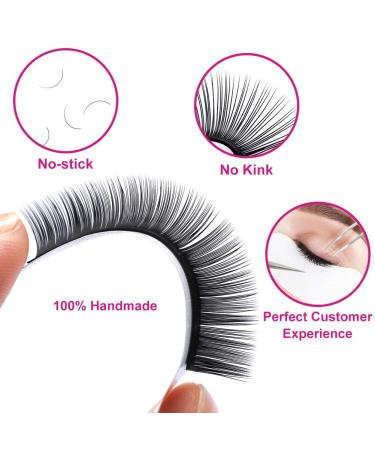 Shop Individual Classic 1:1 Eyelash Extensions - 0.05mm D Curl Mix (8-14mm) | Professional Quality Black Natural Look - Buy Online on GoSupps.com