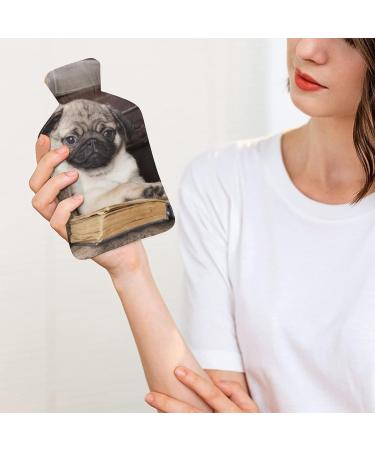 Shop Pug Hot Water Bottle with Plush Cover - Perfect Hand Warmer for Adults & Kids | 26.5x15.3cm - International Shipping Available - Buy Online on GoSupps.com
