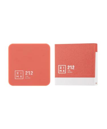 3ina Makeup Blush 212 - Dark Pink Powder Blush | Easy to Blend Long-Lasting & Vegan | Silky Finish Cruelty-Free - Buy Online on GoSupps.com
