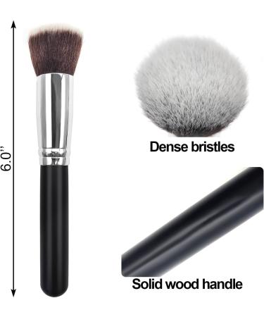 Foundation Brush Super Dense Flat Top Makeup Brush Soft Professional Foundation Applicator Brush for Liquid Cream Powder Stippling and Buffing Blending and Face Brush - Buy Online on GoSupps.com