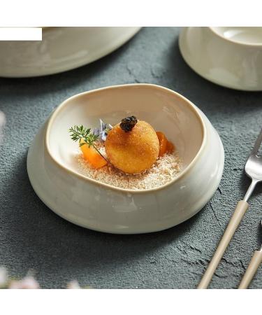 Modern Large Dinner Plates Ceramic Dinner Plate Family Steak Plate Pasta Plates Dessert Dish Cake Dish Dim Sum Bowl Cake Bowl Salad Bowls Kitchen Supplies Stackable Dinner Plates(8inch) ( 8inch One Size - Buy Online on GoSupps.com