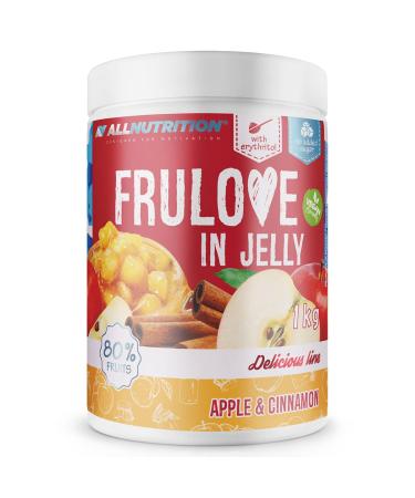 ALLNUTRITION Frulove In Jelly Winter Apple - 80% Fruit - Sugar Free Jelly Jam - Gluten Free - Healthy Snack - Low Calorie Treats - Vegan - 1000g