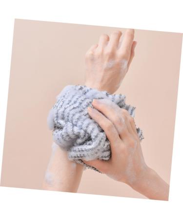 Beavorty Serviette De Bain Longue Exfoliante Pour Corps Serviette Avec Bande Exfoliante Pour Bain Pour Dos Sous La Douche - Buy Online on GoSupps.com