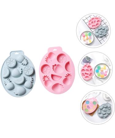 2pcs Ice Cube Mold Candy Silica Gel Modeling 22.7x17.1cm Blue - Buy Online on GoSupps.com