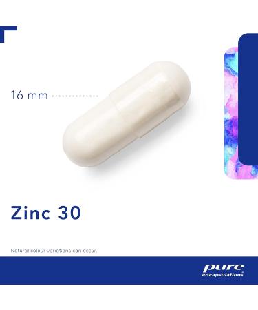 Pure Encapsulations Zinc 30 - 30mg Zinc Picolinate Immune System Support - 180 Capsules - Buy Online on GoSupps.com