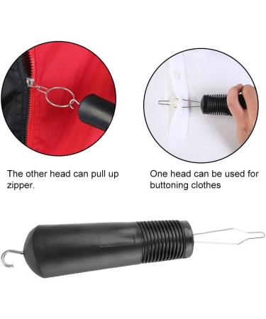 Button Helper Durable Lightweight Portable Compact ABS Double Head Design Zipper Pull Home Travel for Joint Pain Arthritis - Buy Online on GoSupps.com