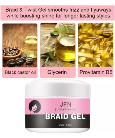 Edge Control Gel strong hold for women styling gel without white residue (Aroma Citrique) - Buy Online on GoSupps.com