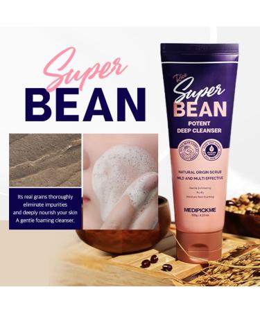 Rice Super Bean Potent Face Wash - Exfoliating Cleanser for Radiant Skin | Korean Skincare Essential - Buy Online on GoSupps.com