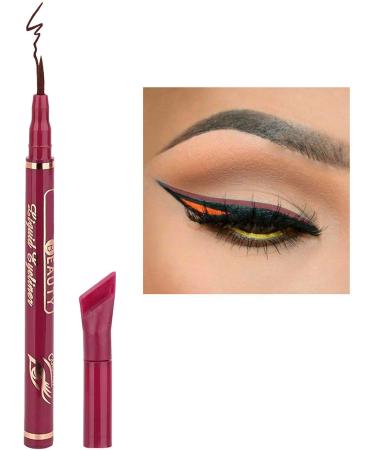 Eye Liquid Liner | Waterproof Pencil for Long-Wear Eye Makeup - Fast-dry Smooth Eye Makeup for Women Daily Work Leisure Outgoing Vacation Frifer Wingtail Eyeliner_12# - Buy Online on GoSupps.com