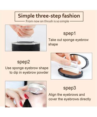 Eyebrow Stamps Set | Perfect Light Brown Eyebrows | Easy Application & Waterproof | Long-Lasting Eyebrow Powder for Women - Buy Online on GoSupps.com