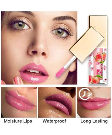 3-Piece Color Changing Lip Gloss Set - Peaches, Strawberry, Watermelon | High-Shine pH Lip Stain & Balm | Long-Lasting & Hydrating Lipstick - Buy Online on GoSupps.com