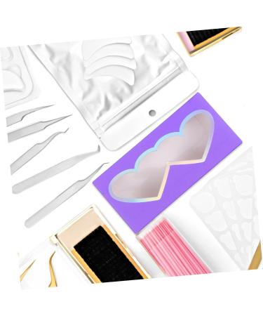 CALLARON 10 Pi ces Bo te Faux Cils Vide tui de Rangement pour Cils avec Fen tre Transparente Contenant pour Accessoires de Beaut Violet - Buy Online on GoSupps.com