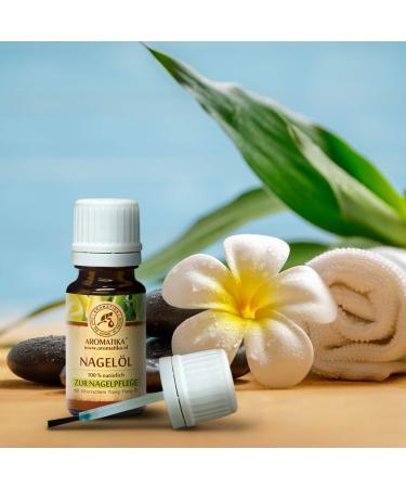 Nail Oil 10ml - 100% Natural Lemon Ylang-Ylang Jojoba & Grape Seed Oil for Strengthening & Growth - Cuticle Care for Dry & Fragile Nails - Buy Online on GoSupps.com