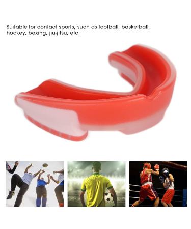 Premium Athletic Mouth Guard - Non-Toxic Shock-Absorbing EVA Protection for Football & Boxing (Red & White) - International Shipping - Buy Online on GoSupps.com
