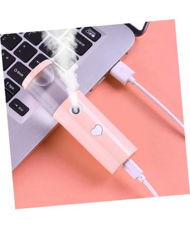 DOITOOL Facial Humidifier Indicator Light Mineral Drops for Water Mini Humidifier Air Humidifier Beauty Spray Water Meter The Face Sprayer Moisture Cream Abs Pink - Buy Online on GoSupps.com