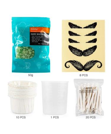 Nasal Hair Removal Wax Kit - Quick Safe & Painless Nose Wax Set for Men & Women - 50g - Buy Online on GoSupps.com