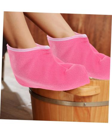 Gatuida Sachets de Cire de Beaut pour Pieds 2 Paires pais Rose Fonc Bord Blanc Protection Thermale Soins Spa P dicure Domicile - Buy Online on GoSupps.com