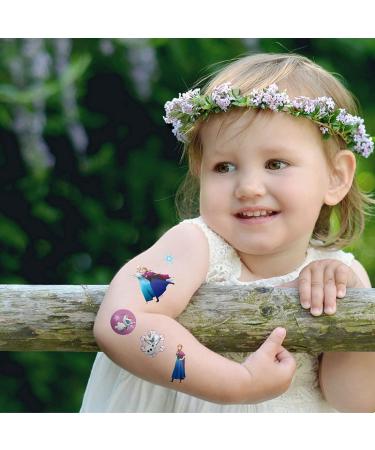 GODSON Princess Temporary Tattoos - 4 Sheets for Kids, Women, and Adults - Party Favors and Birthday Decorations - 4 Count - Buy Online on GoSupps.com