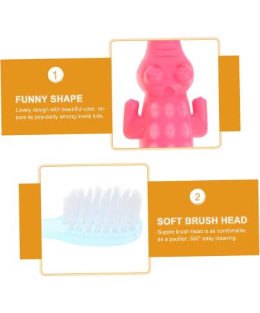 Gatuida 16 Stk Little Crocodile Toothbrush Set | Kids Oral Care Tools | Fun & Colorful Children's Tooth Cleaners - Buy Online on GoSupps.com