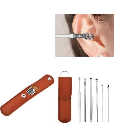 TARVIT Earwax Removal Tool - Stainless Steel Earpick & Curette Blue Ear Cleaner for Effective Earwax Removal - Buy Online on GoSupps.com