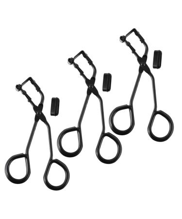 Ipetboom 3 Sets Tool Eye Lashes Curling Clip Eyelash Tool Curling Tool Small Eyelash Lashes Tool Mini lash Curler lash Curler Makeup Tools Manual Cosmetic Magnetic Eyelash Curler