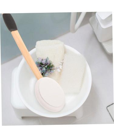 Buy Anti-Slip Bath Brush & Lotion Applicator Set | Long Handle Back Applicator for Sunscreen & Lotion - International Shipping Available - Buy Online on GoSupps.com