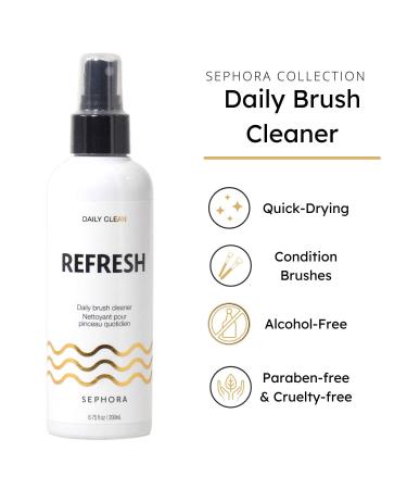 Buy SEPHORA COLLECTION Daily Brush Cleaner 6.75 oz Best Brush Cleansing Solution for Flawless Makeup Fast Shipping Worldwide - Buy Online on GoSupps.com