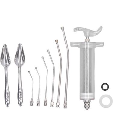Buy Baby Bird Feeding Syringe Set - Manual Feeding Syringe with Probes & Stainless Steel Spoons for Parrots - International Shipping Available - Buy Online on GoSupps.com