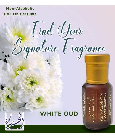 White Oud Cologne Perfume Roll-On | Alcohol Free Essential Oil | Long Lasting 6ml | Limited Edition Oud Fragrance for Men & Women | Perfect Gift - Buy Online on GoSupps.com