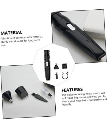 NOLITOY Nose Hair & Eyebrow Razor Set - Multifunctional Nose Trimmer & Body Hair Removal for Men and Women - Premium Metal Clipper & Cleaner - Buy Online on GoSupps.com