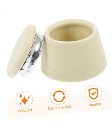 Beavorty Japanese Manicure Brush Cup Ceramic Nail Dish Bowl Nail Dish Cups with Lids Manicure Nail Dish Nail Cups Ceramic Nail Dish Cups Nail Liquid Holder Wash Pen Good Looking Ceramics - Buy Online on GoSupps.com