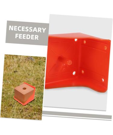 Happyyami 3pcs Lick Brick Box Feed Salt Block Tray Convenient Salt Blocks Rack Licking Bricks Supplies - Buy Online on GoSupps.com