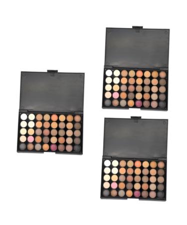 DOITOOL Eye Shadow Palettes 3pcs 40 Eye Shadow Makeup Palette Eyeshadow Pallet Eyeshadow Matt Eyeshadow Palette Earth Tones