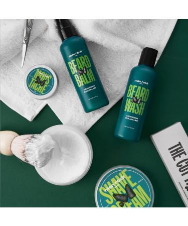 Men Rock Vegan Shaving Brush - Premium Synthetic Bristles for a Perfect Shave | 1 Piece - International Shipping Available - Buy Online on GoSupps.com