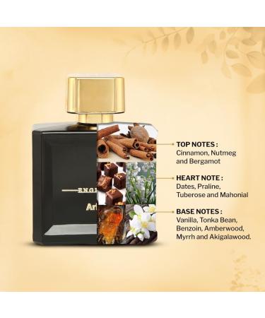 Arkle Amber Woody Spray | Perfume for Men | Crisp Refreshing Woody Notes with Cinnamon & Nutmeg | 100ML | Long Lasting Eau De Parfum - Buy Online on GoSupps.com