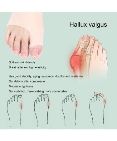 Buy Bunion Toe Corrector - 2 Pairs Elastic Breathable Hallux Valgus Separator for Men & Women - Effective Bunion Pain Relief - Buy Online on GoSupps.com