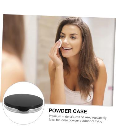 MAGICLULU 6 Pcs Loose Box Plastic Case Empty Makeup Containers Mini Mirrors Travel Vanity Mirror Blackx3pcs 7.5x7.5cmx3pcs - Buy Online on GoSupps.com