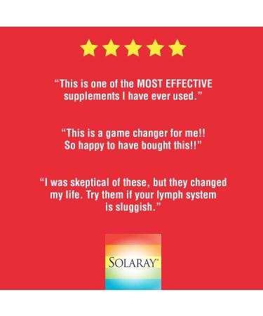 Solaray Total Cleanse Lymph - 60 Vegetarian Capsules for Detox & Immune Support - Buy Online on GoSupps.com