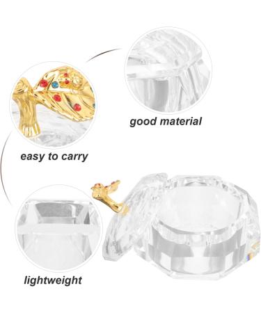 Beaupretty tools nail dish bowl nail cups acrylic nail dappen dish manicure nail cup manicure nail dish nail powder holder nail liquid holder nail dish cup Glass saucer cup Metal - Buy Online on GoSupps.com