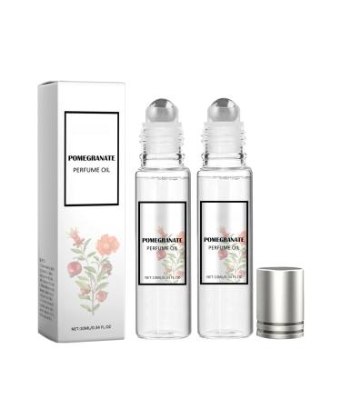 Pheromone Roll-on Perfume Pomegranate Perfume Oil Portable Long Lasting Natural Fresh Dating Fragrance Exquisite Aroma in A Portable and Elegant Form
