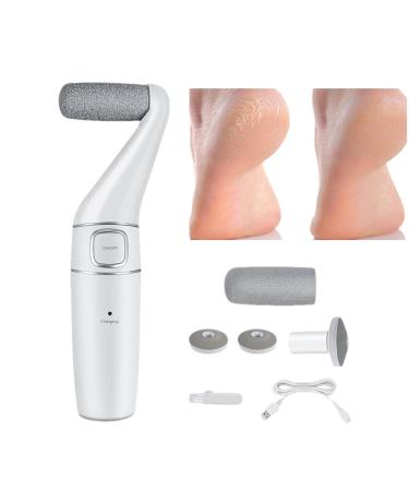 Foot Exfoliator Tool Professional Foot Care Tool Electric Callus Remover USB Rechargeable Waterproof Hard Skin Remover Foot Professional Pedicure Tool for Feet Cracked Heels