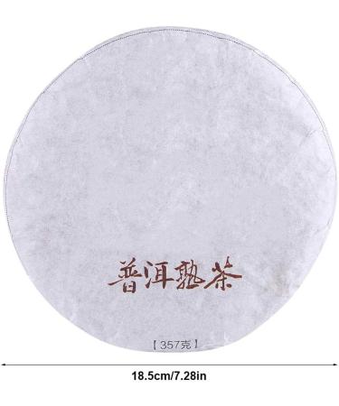 Stress Relief Tea Chinese Yunnan Famous Pu Erh Premium Health Puer Cooked Tea Cake 357g - Buy Online on GoSupps.com